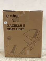 CYBEX GOLD GAZELLE S SEAT UNIT IN MOON BLACK RRP £299.95