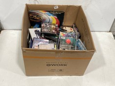 BOX OF ASSORTED DVD'S / CD'S TO INCLUDE TO END ALL WARS DVD