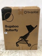 BUGABOO BUTTERFLY STROLLER IN MIDNIGHT BLACK RRP £419