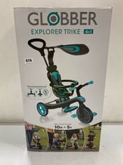 GLOBBER 4-IN-1 EXPLORER TRIKE - MINT GREEN - RRP £110