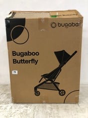 BUGABOO BUTTERFLY STROLLER IN MIDNIGHT BLACK RRP £419