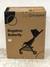 BUGABOO BUTTERFLY STROLLER IN MIDNIGHT BLACK RRP £419