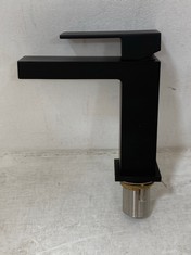 BASIN MONO MIXER KITCHEN TAP - MATT BLACK - ECO5K