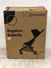 BUGABOO BUTTERFLY STROLLER IN MIDNIGHT BLACK RRP £419