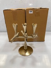 2 X MARIZA SPARROW SMALL CANDLE HOLDER TOTAL RRP £172