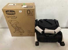 CHICCO GOODY PLUS STROLLER IN BLACK RE LUX RRP £229