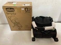 CHICCO GOODY PLUS STROLLER IN BLACK RE LUX RRP £229