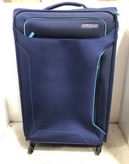 AMERICAN TOURISTER NAVY 4 WHEEL TRAVEL CASE