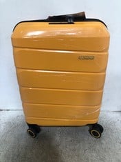 SAMSONITE YELLOW 4 WHEEL TRAVEL CASE