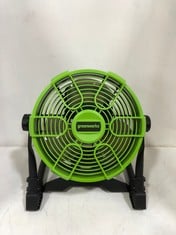 GREENWORKS 24V BATTERY POWERED HYBRID FAN