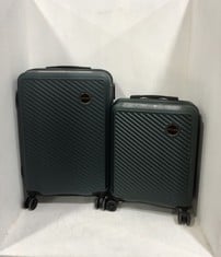 2 X ASSORTED WITTCHEN GREEN 4 WHEEL TRAVEL CASE