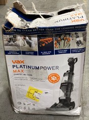 VAX PLATINUM POWER MAX CARPET CLEANER ECB1SPV1 - RRP £269