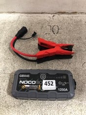 NOCO GBX45 BOOST X 1250A 12V ULTRASAFE PORTABLE LITHIUM JUMP STARTER - RRP £145