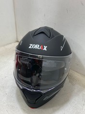 ZORAX HELMETS MOTORCYCLE HELMET MATT BLACK - SIZE XXL