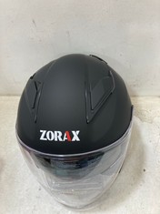 ZORAX HELMETS MOTORCYCLE HELMET MATT BLACK - SIZE XXL