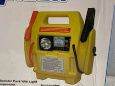 TOPTECH 3-IN-1 12V BOOSTER PACK WITH LIGHT AND AIR COMPRESSOR