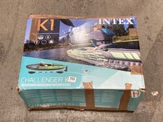 INTEX CHALLENGER K1 INFLATABLE 1 PERSON KAYAK