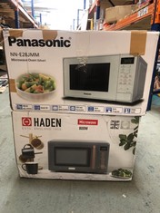 HADEN 17L 800W MICROWAVE OVEN TO INCLUDE PANASONIC 20L 800W MICROWAVE OVEN SILVER NN-E28JMM