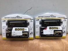 12 X DUNLOP 6/12V 1A BATTERY CHARGER - TOTAL RRP £280