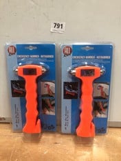 24 X ALL RIDE EMERGENCY HAMMER - TOTAL RRP £123