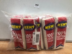 BOX OF KENT CAR CARE 100% COTTON STOCKINETTE