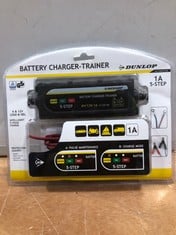 10 X DUNLOP 6/12V 1A BATTERY CHARGER - TOTAL RRP £233