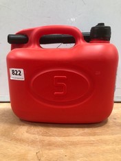 10 X RED 5L PETROL CAN