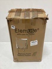 ELEMUSE MEMORY FOAM SMALL DOUBLE MATTRESS TOPPER