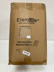 ELEMUSE MEMORY FOAM KING MATTRESS TOPPER