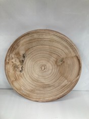 6 X STONE THE CROWS LARGE ROUND PLATTER - DIAMETERMETERMETER 34CMS - TOTAL RRP £102