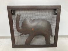 16 X STONE THE CROWSSMALL WALL DECORATION ELEPHANT-WIDTH 20CM