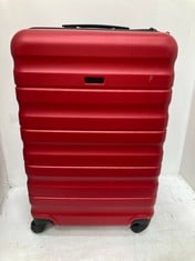 2 x JOHN LEWIS ANYDAY MEDIUM SUITCASES IN RED AND YELLOW