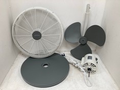 JOHN LEWIS 16" PEDESTAL FAN TO INCLUDE JOHN LEWIS 16" 2-IN-1 DESK AND PEDESTAL FAN