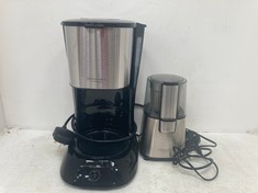 4 X ASSORTED JOHN LEWIS KITCHEN APPLIANCES TO INCLUDE JOHN LEWIS COFFEE GRINDER 200W STAINLESS STEEL