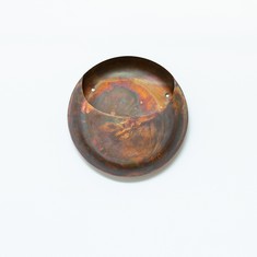 1 X STONE THE CROWS LARGE WALL VASE - BURNT COPPER- (H) 39 X (W) 39 X (D) 9 CM - TOTAL RRP £65