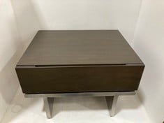 COMO 1 DRAWER SIDE TABLE 550X435X350MM RRP: £759.95