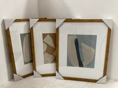 ESSENCE TEXTURED ABSTRACT ART SET OF 3 RRP: £239