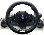 SUPER DRIVE GS750 DRIVING WHEEL GAMING ACCESSORY IN BLACK. (UNIT ONLY) [JPTC70643]