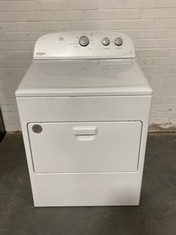 WHIRLPOOL AMERICAN STYLE VENTED DRYER IN WHITE - MODEL NO. 3LWED4815FW0 - RRP £1067