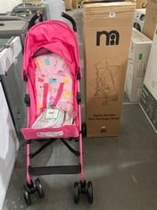 MOTHERCARE NANU STROLLER IN PINK FLAMINGO- RRP £65