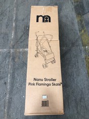 MI NANU PINK FLAMINGO SKATE STROLLER