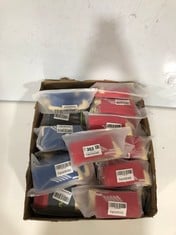 BOX OF APPROX 40 X ASSORTED KV SPORT SOCKS TO INCLUDE RED SIZE M