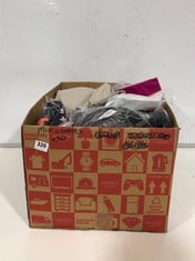 BOX OF APPROX 30 X ASSORTED ADULT CLOTHING TO INCLUDE NOROZE CARGO SHORTS STONE SIZE 14