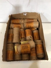 BOX OF APPROX 27 X LIVAIA JUTE CORD 150M (328FT)