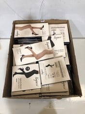 BOX OF APPROX 95 X ASSORTED YAGAXI TIGHTS TO INCLUDE WOMENS FASHION PANTYHOSE BLACK SIZE SM