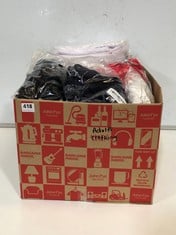 BX OF APPROX 30 X ASSORTED ADULT CLOTHING TO INCLUDE STERLING SPORTS SHORTS NAVY BLUE SIZE XL