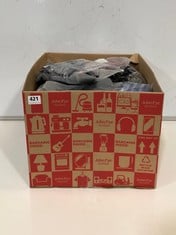 BOX OF APPROX 35 X ASSORTED ADULT CLOTHING TO INCLUDE SVANCO WOMENS SUMMER CASUAL T-SHIRT GREY SIZE M