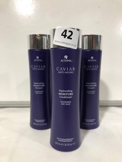 3 X ALTERNA CAVIAR ANTI AGING REPLENISHING SHAMPOOS AND CONDITONER