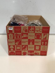 BOX OF APPROX 30 X ASSORTED CLOTHING TO INCLUDE SWIMMING COSTUME NAVY/PINK SIZE XL