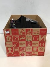 BOX OF APPROX 15 X ASSORTED BAGS TO INCLUDE MARVEL BACKPACK BLACK WITH CHARACTERS